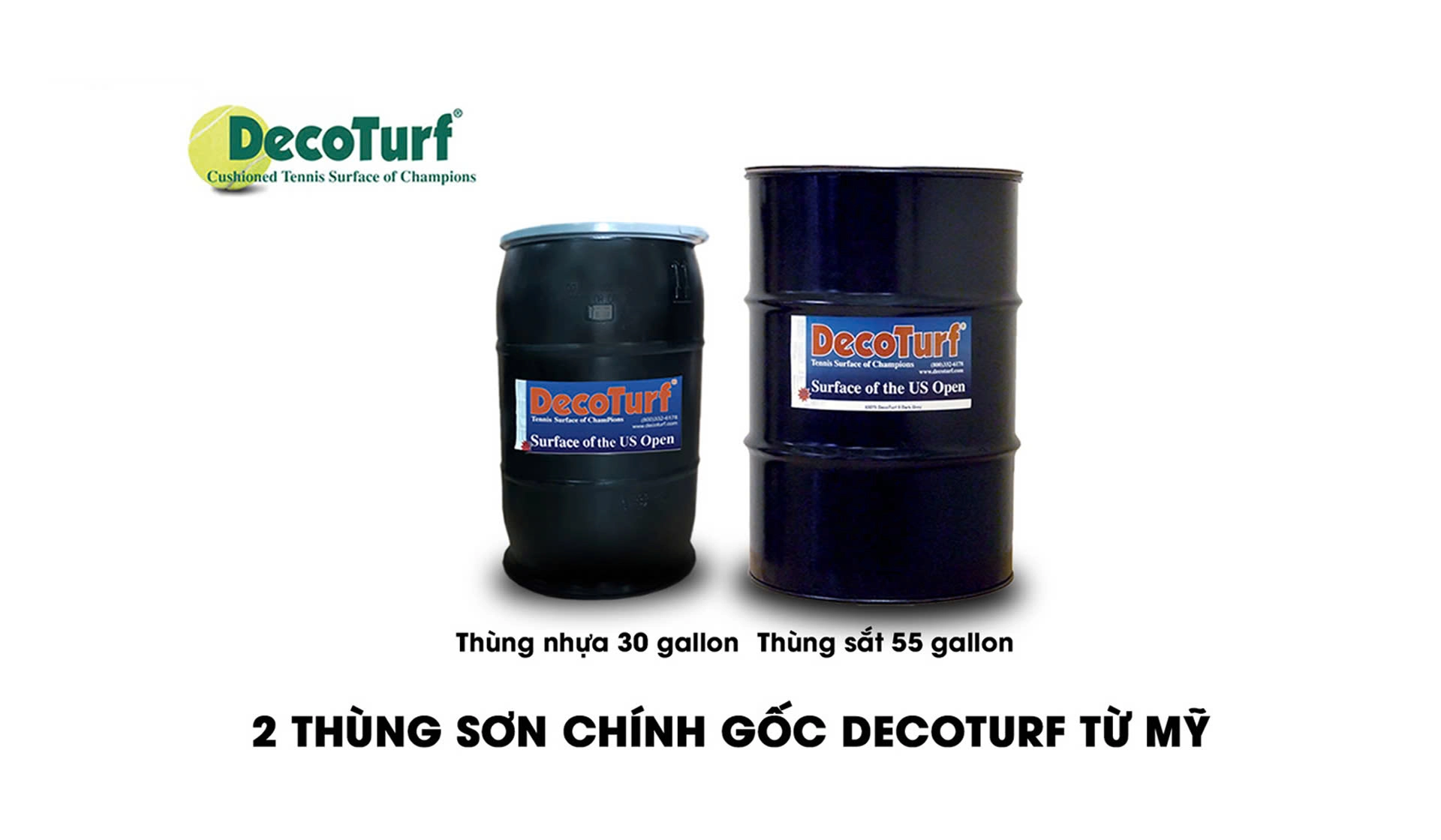 Sơn DecoTurf Nhập Khẩu Mỹ – Chuẩn Sơn Sân US Open